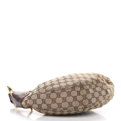 Gucci Monogram Bamboo Ring Hobo Aubergine 4 of 12