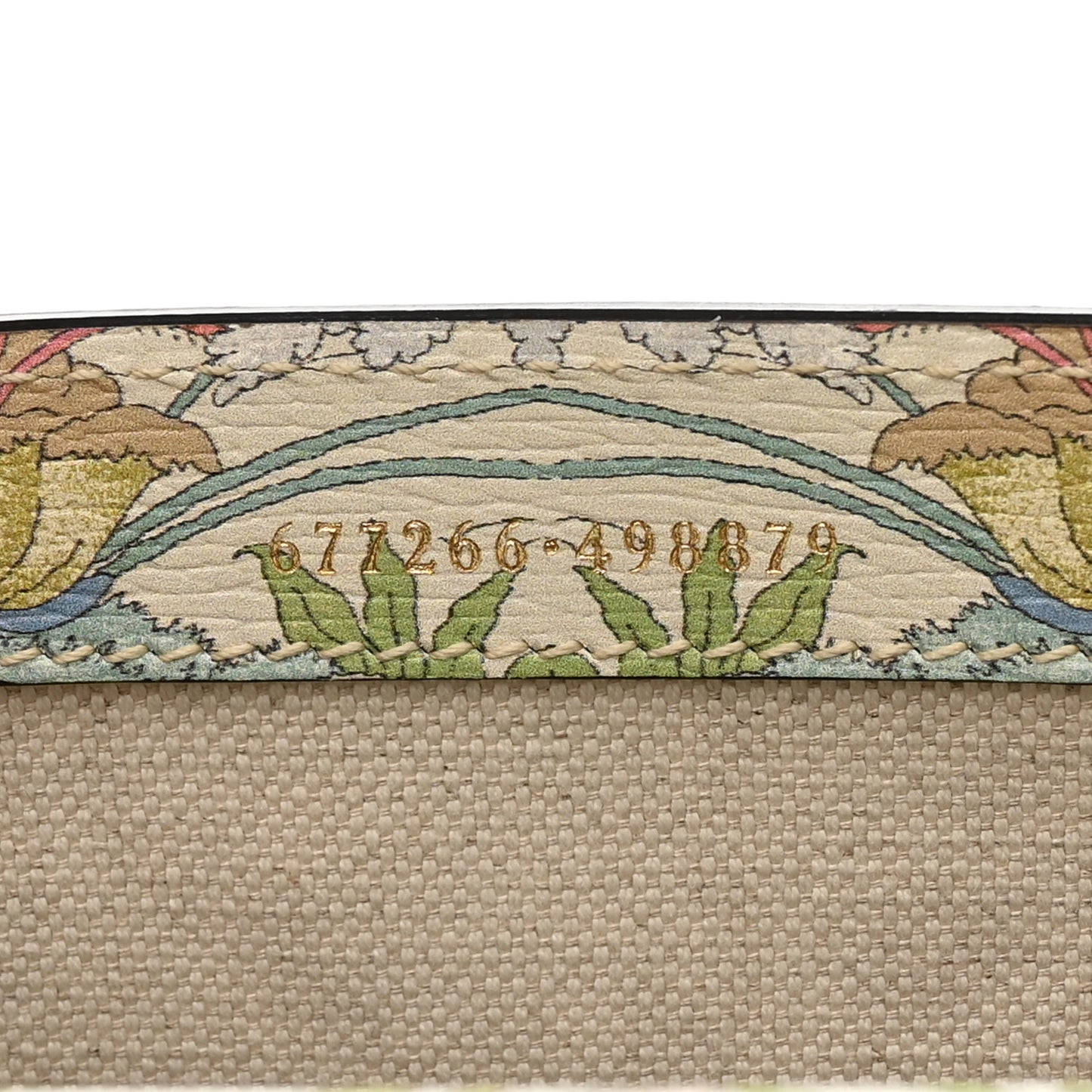 New Shangai Calfskin Tiger Savanah Web Mini Horsebit 1955 Shoulder Bag Chalky White Multicolor
