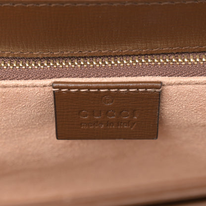 Gucci GG Supreme Monogram Horsebit 1955 Shoulder Bag Beige Brown Sugar 6 of 11