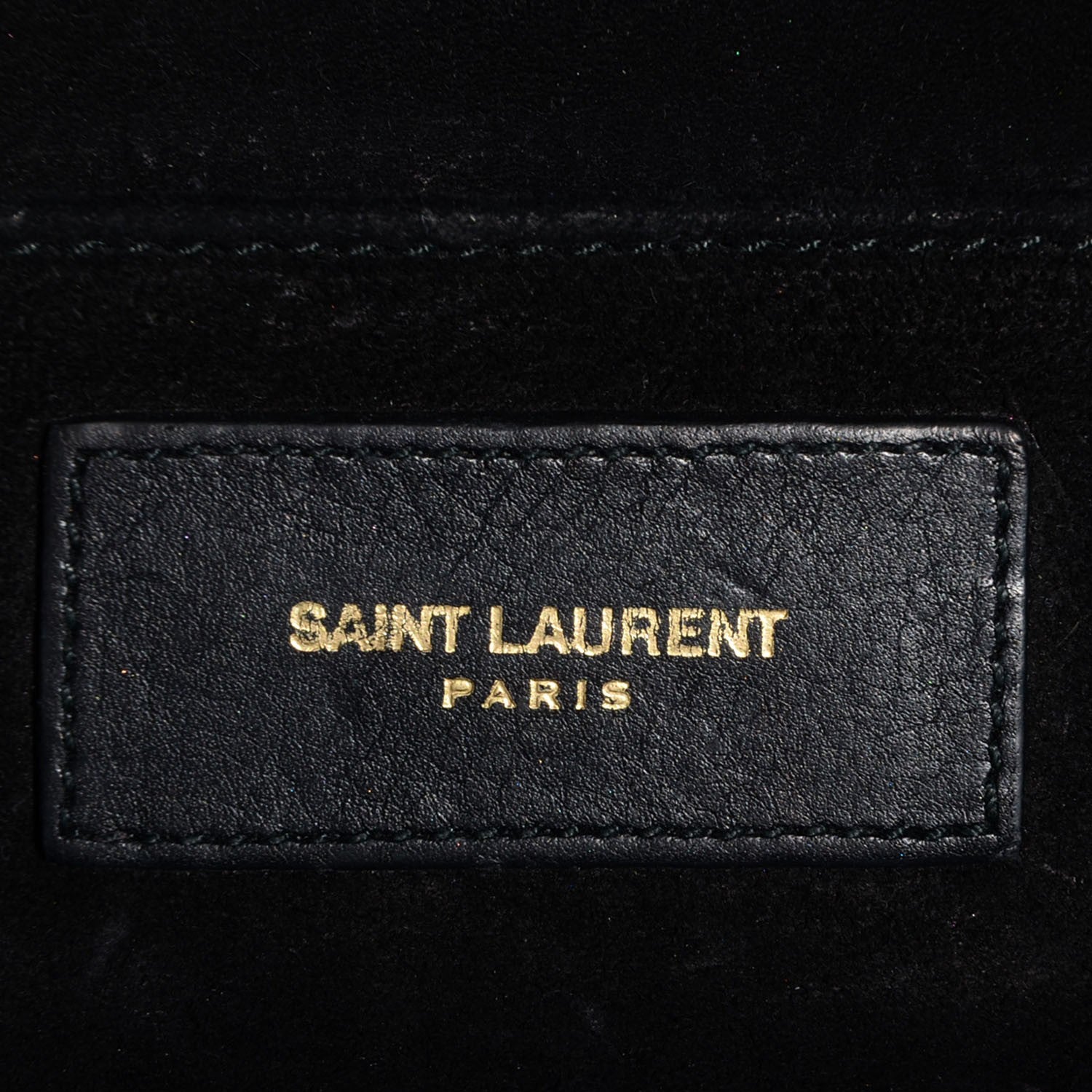 Saint Laurent Calfskin Classic Y Clutch Black 6 of 7