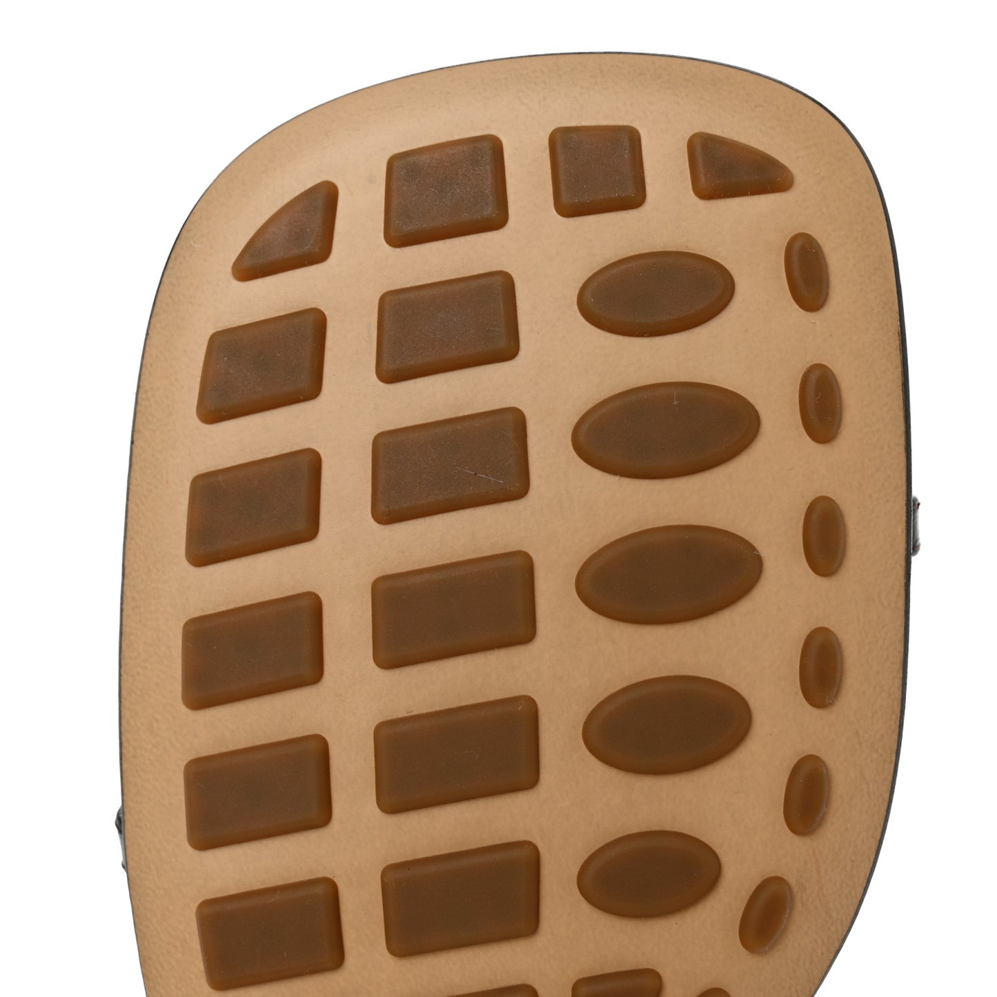 Crush Calfskin The Line 90mm Sandals 38 Chocolate Spread