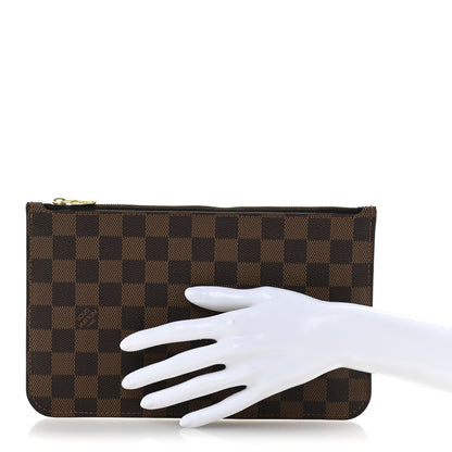Louis Vuitton Damier Ebene Neverfull MM GM Pochette 2 of 9