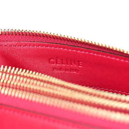 Celine Lambskin Large Trio Crossbody Bag Fuchsia 6 of 8