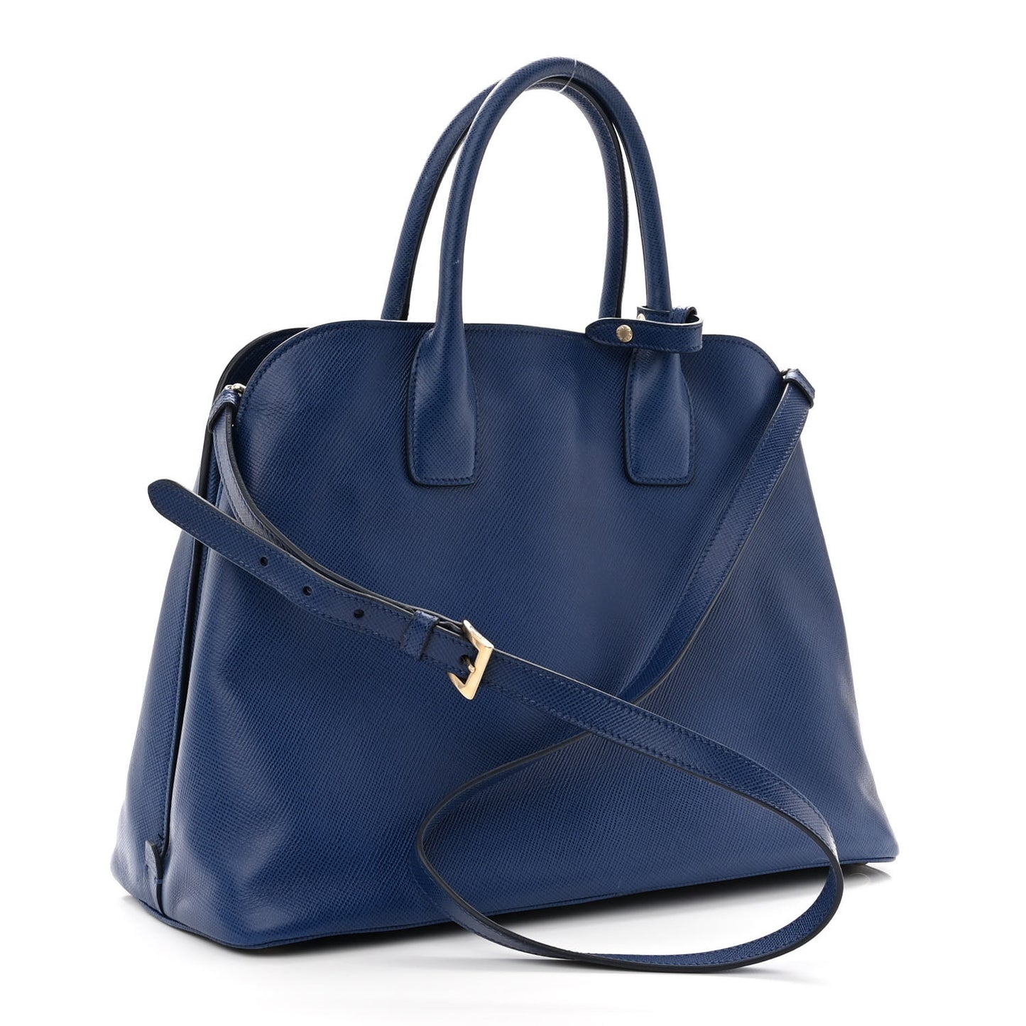 Saffiano Cuir Open Promenade Tote Bluette