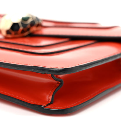 Bulgari Patent Serpenti Forever Crossbody Orange 9 of 9