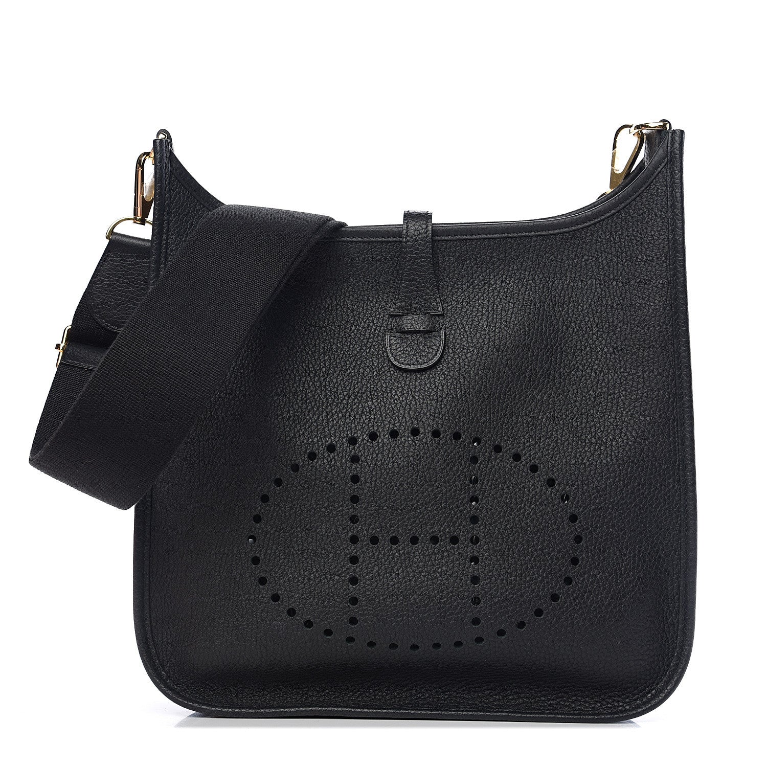 Hermes Taurillon Clemence Evelyne III PM Black 1 of 10