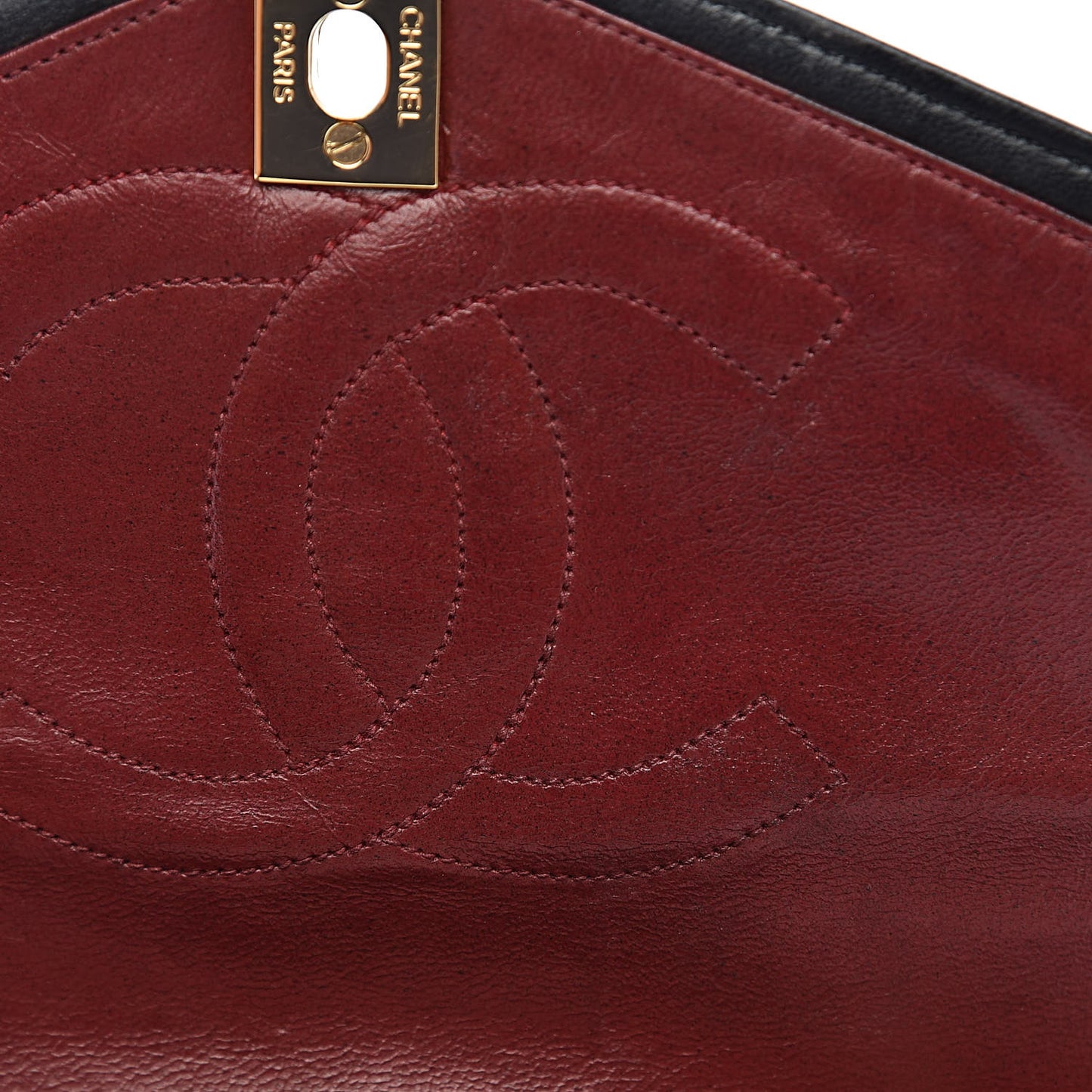 Lambskin Chevron Quilted Small Single Flap Black