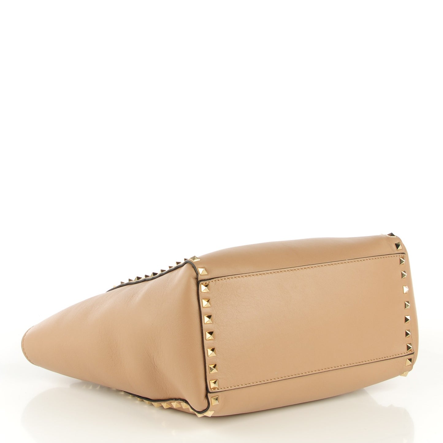 Vitello Rockstud Double Handle Tote Alpaca