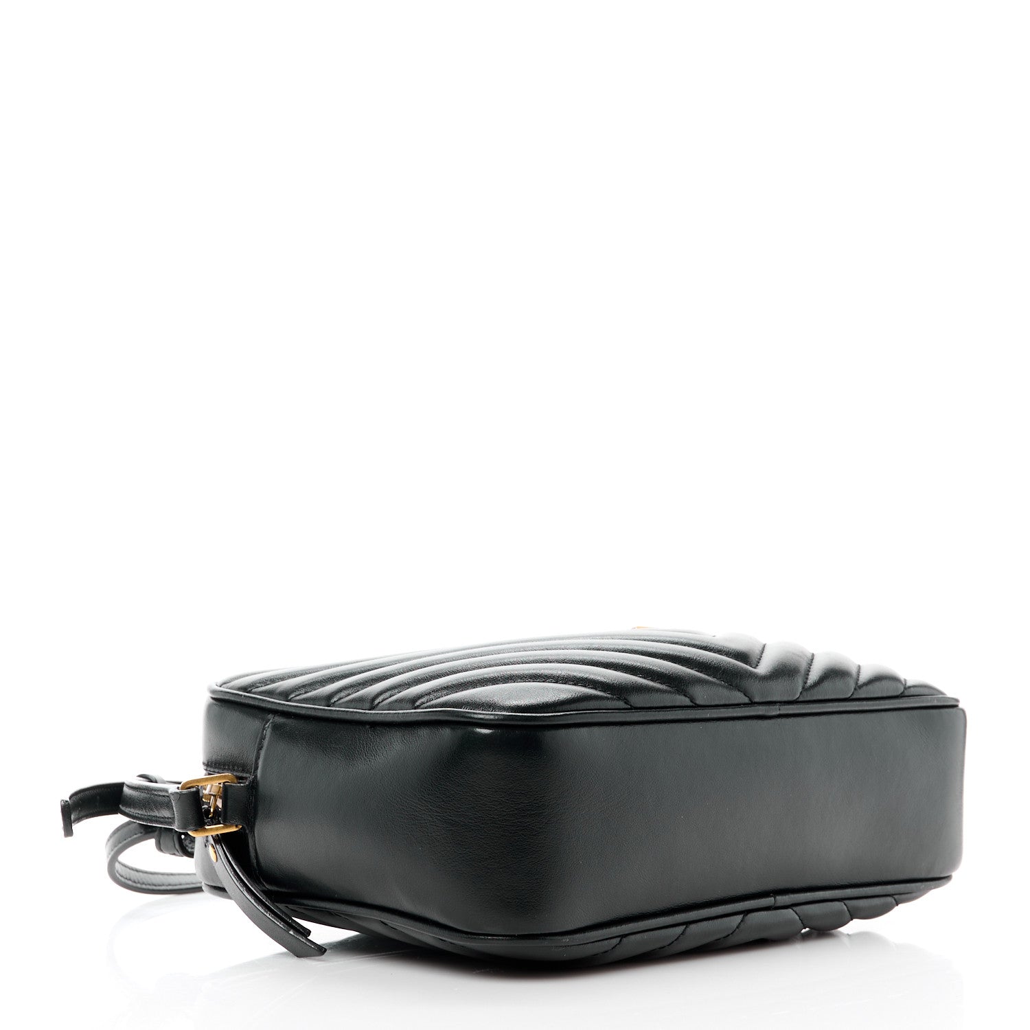 Saint Laurent Calfskin Matelasse Monogram Lou Camera Bag Black 4 of 13