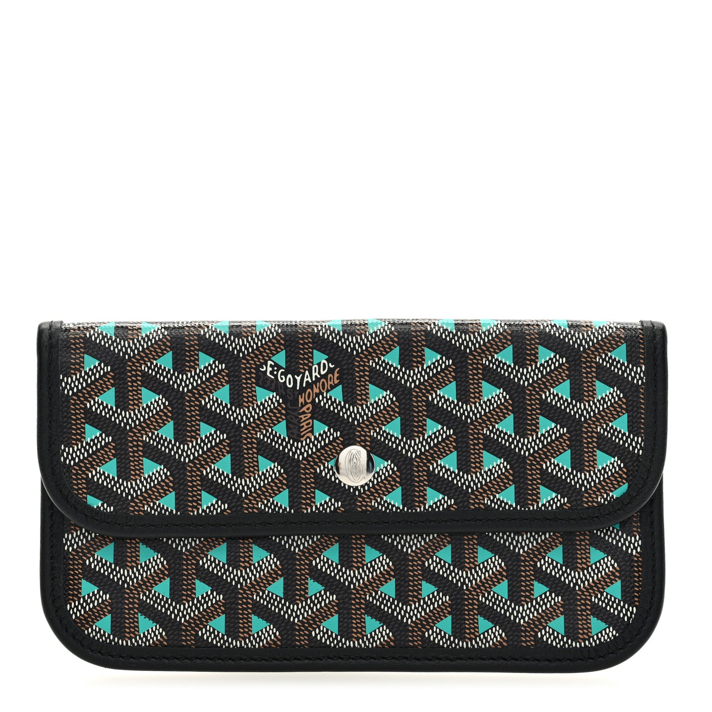 Goyardine Pouch Claire Voie Black Blue