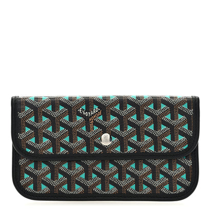 Goyard Goyardine Pouch Claire Voie Black Blue 1 of 6