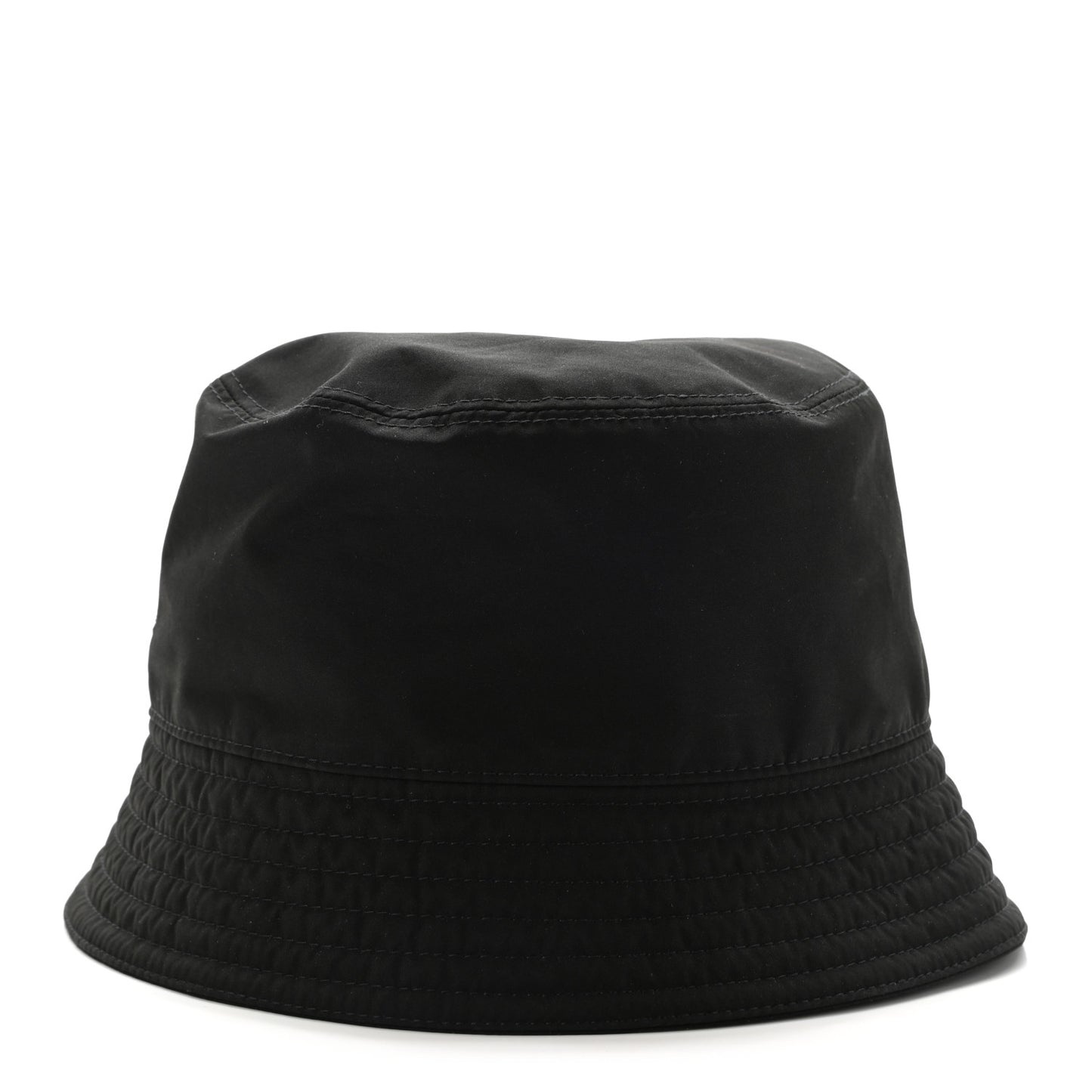 Technical Nylon Linea Rossa Bucket Hat M Black