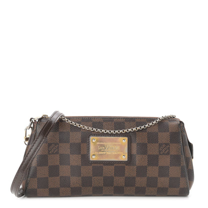 Louis Vuitton Damier Ebene Eva Clutch 1 of 13