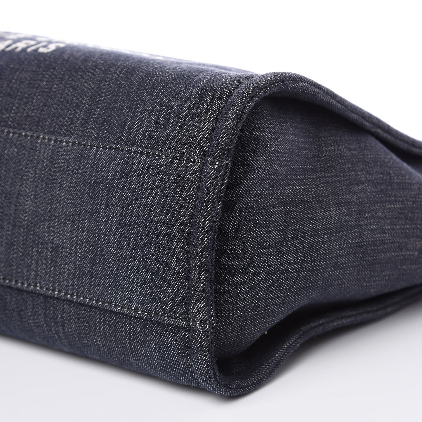 Denim Small Deauville Tote Dark Blue