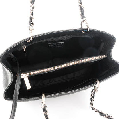 Chanel Caviar Quilted Grand Shopping Tote GST Black 5 of 8