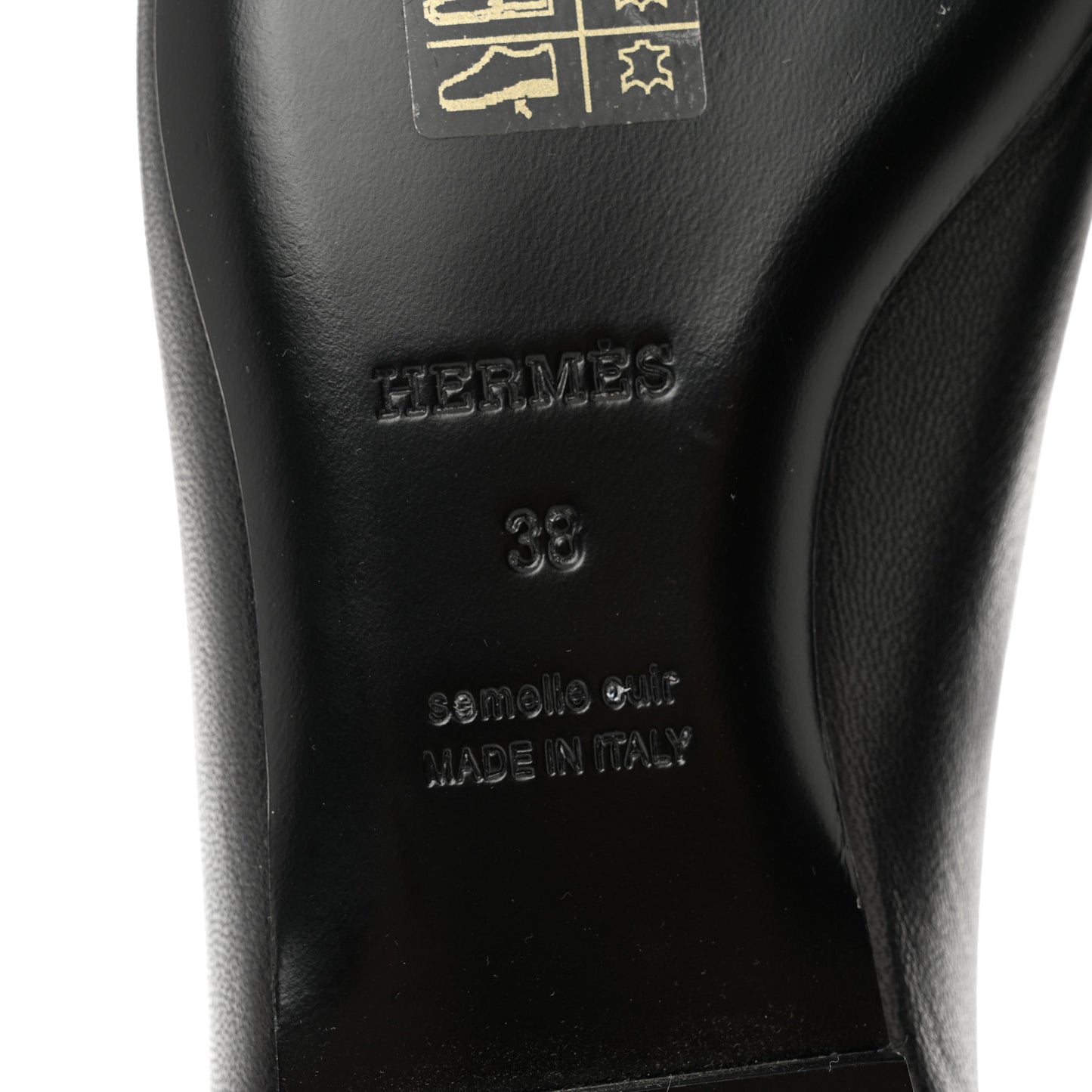 Goatskin Bilbao Ballerina Flats 38 Black