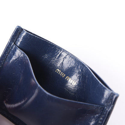 Miu Miu Nappa Matelasse Card Holder Bleuette 7 of 8