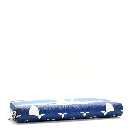 Louis Vuitton Monogram Escale Zippy Wallet Blue 4 of 12