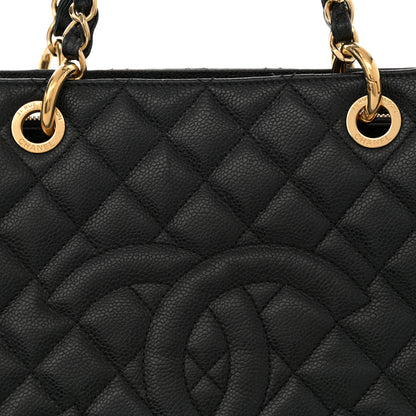 Chanel Caviar Quilted Grand Shopping Tote GST Black 8 of 12