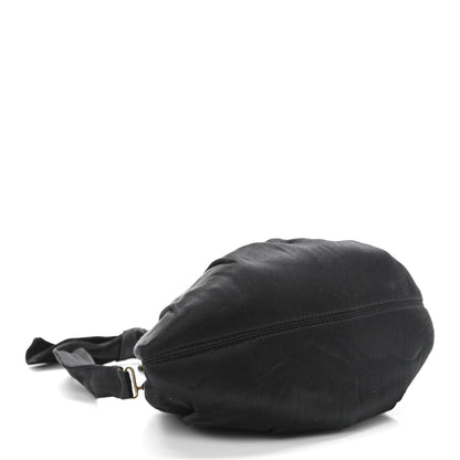 Chanel Satin Kisslock Evening Bag Black 4 of 10