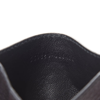 Alexander McQueen Calfskin Dancing Skeleton Card Holder Black 7 of 8