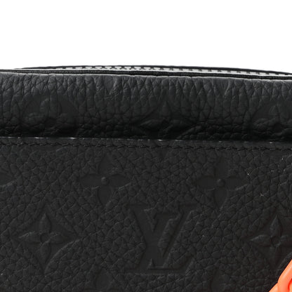 Louis Vuitton Taurillon Monogram Uniformes Solar Ray Soft Pochette Volga Belt Bag Black 7 of 9