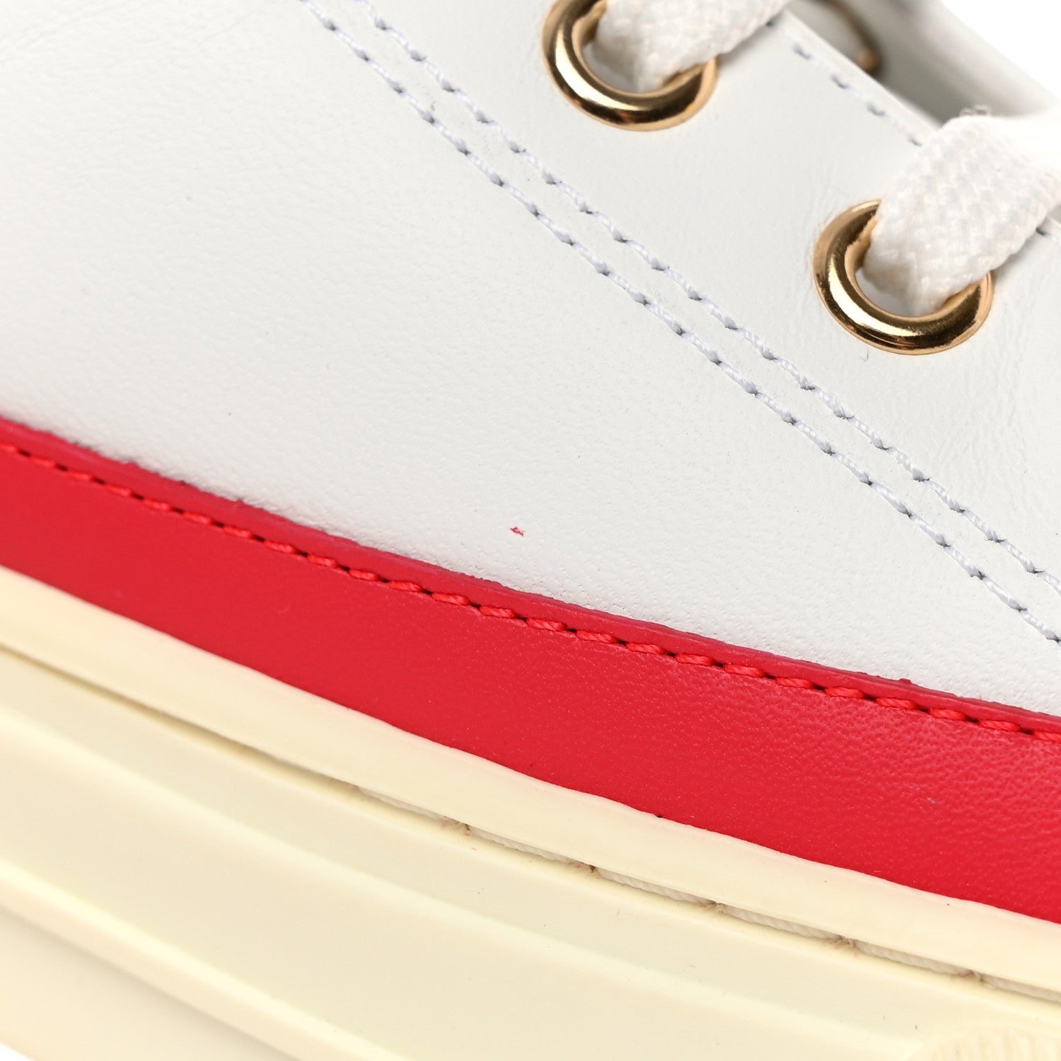 Louis Vuitton Calfskin LV Stellar Sneaker Boots 37 White Framboise 12 of 17
