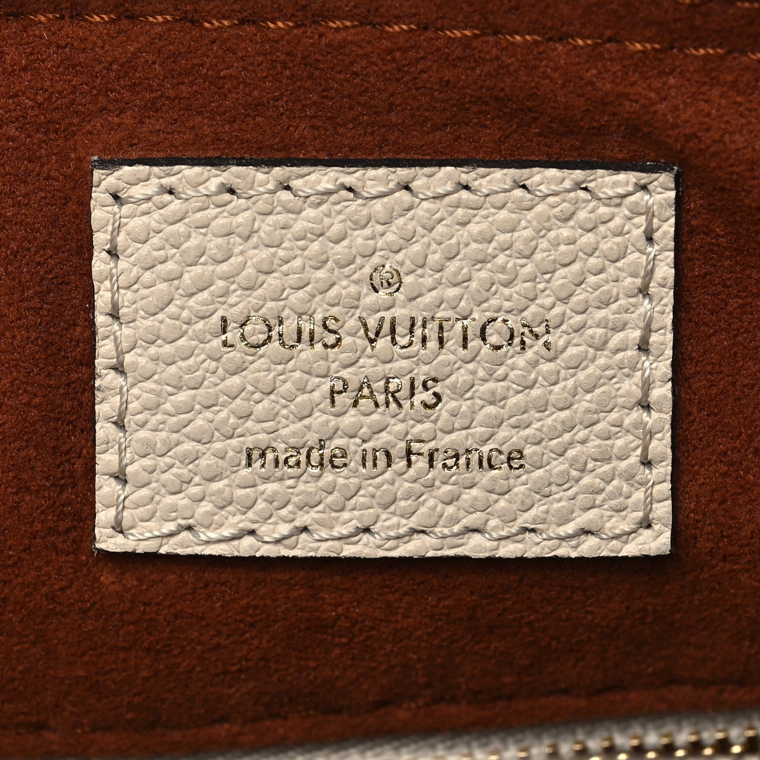 Louis Vuitton Empreinte Calfskin Speedy Bandouliere 25 NM Creme Caramel 6 of 7