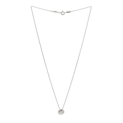 Tiffany Sterling Silver Elsa Peretti Two Carat Faceted Pendant Necklace 3 of 5