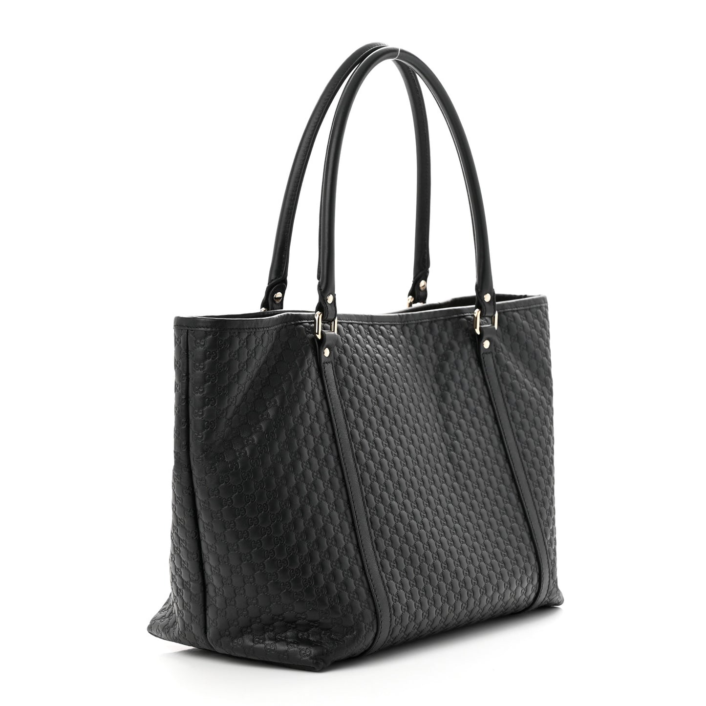 Microguccissima Medium Joy Tote Black