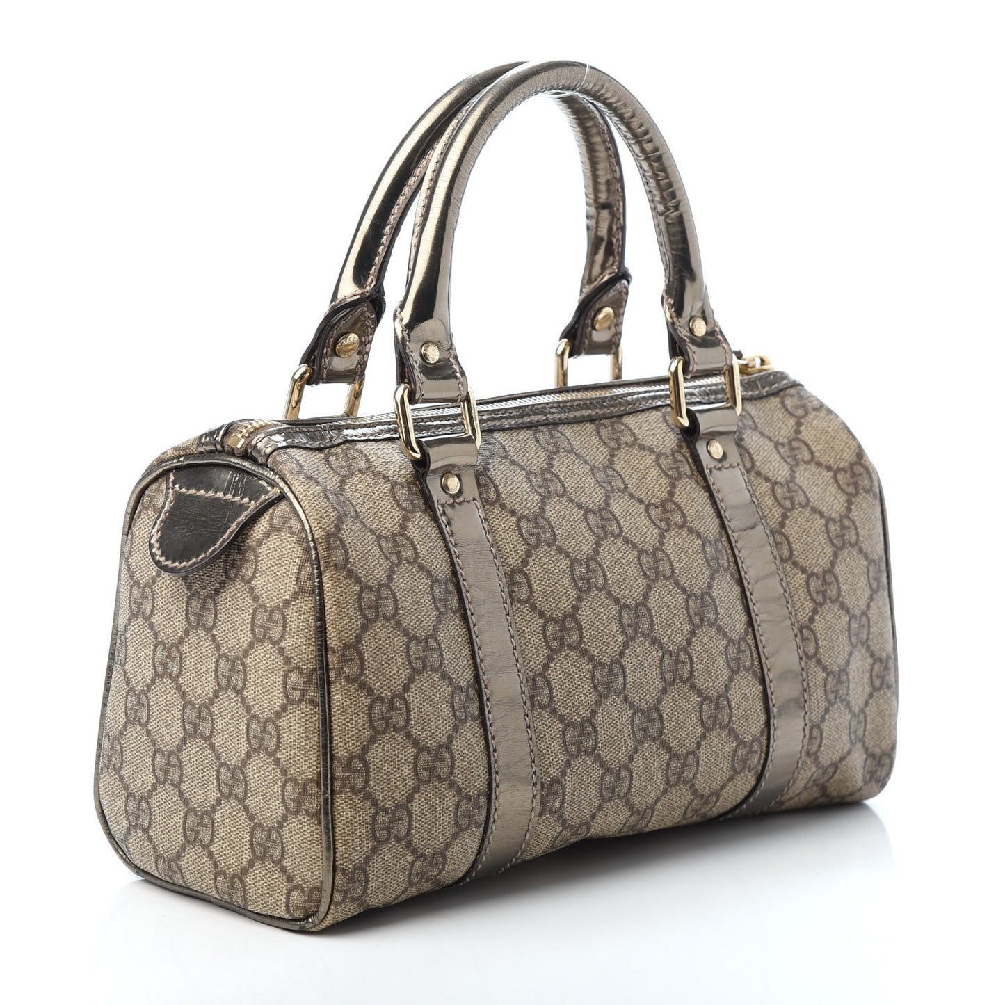GG Plus Monogram Small Joy Boston Metallic