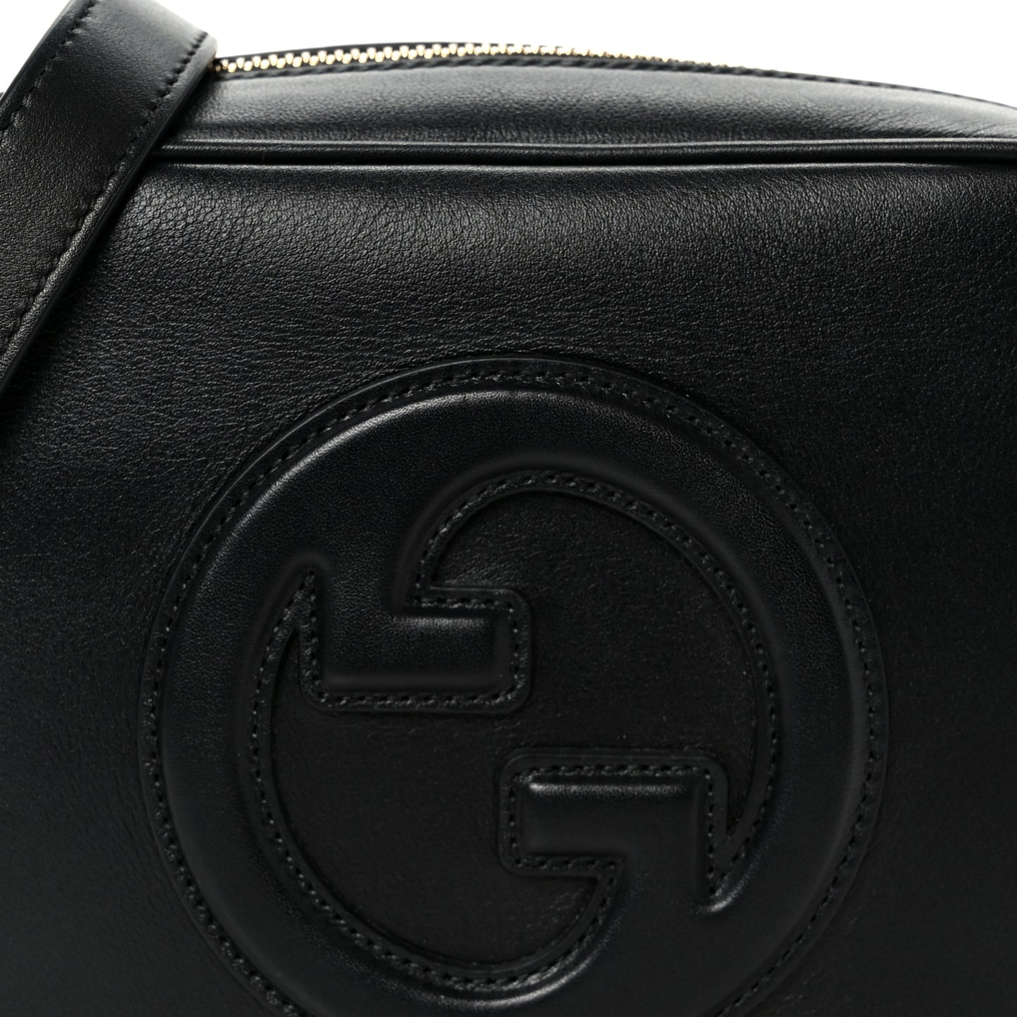 Sweetbread Calfskin Mini Blondie Bag Black