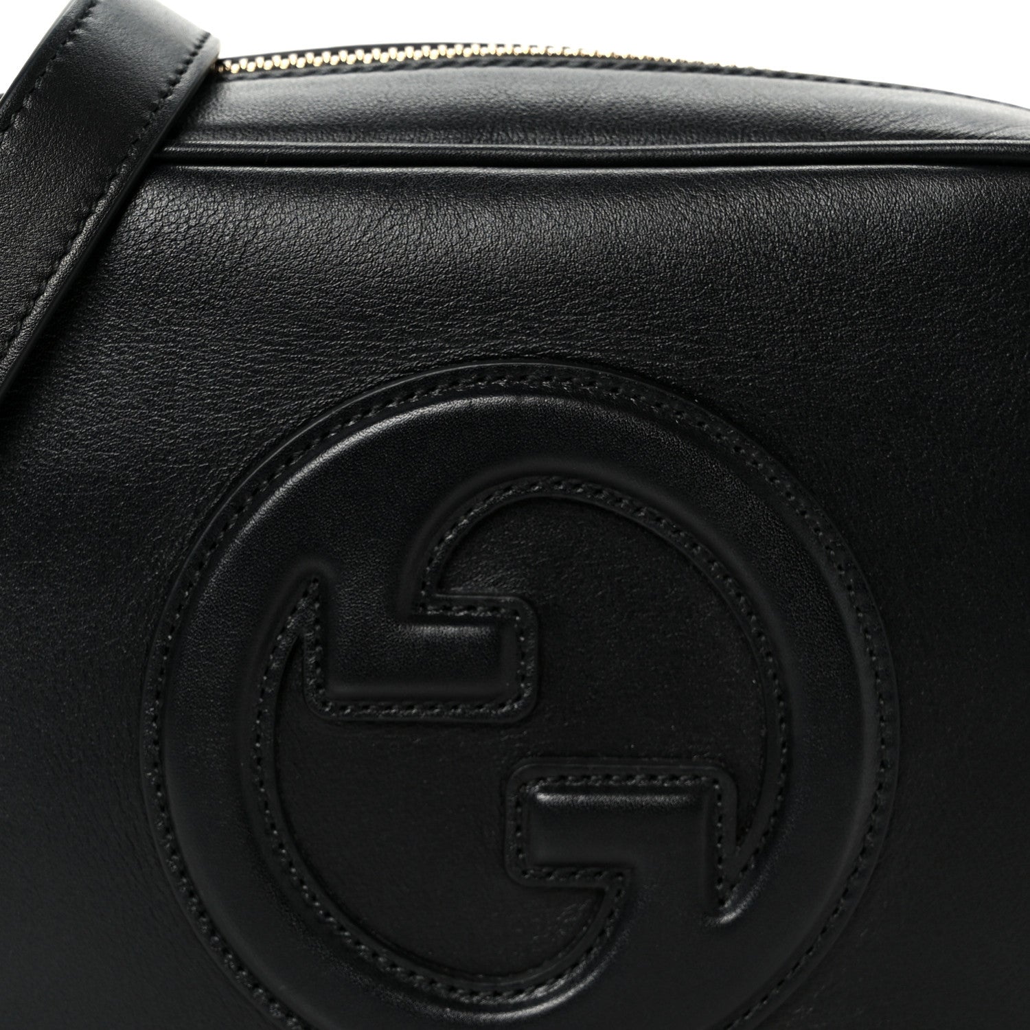 Gucci Sweetbread Calfskin Mini Blondie Bag Black 9 of 11