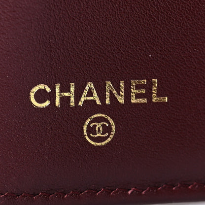 Chanel Caviar Quilted Yen Wallet Black 6 of 7
