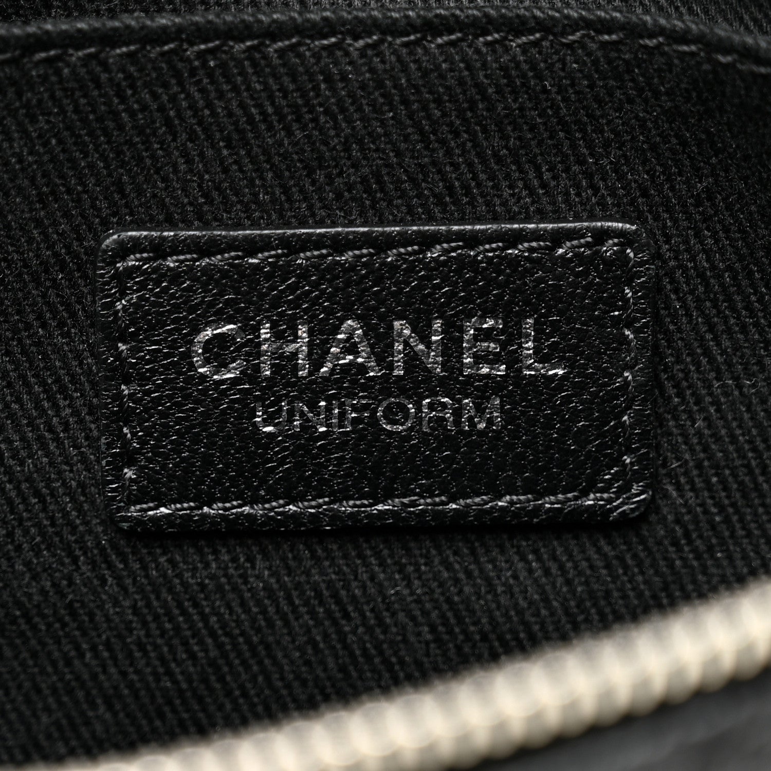 Chanel Grained Calfskin Quilted Waist Belt Bag Black 6 of 10