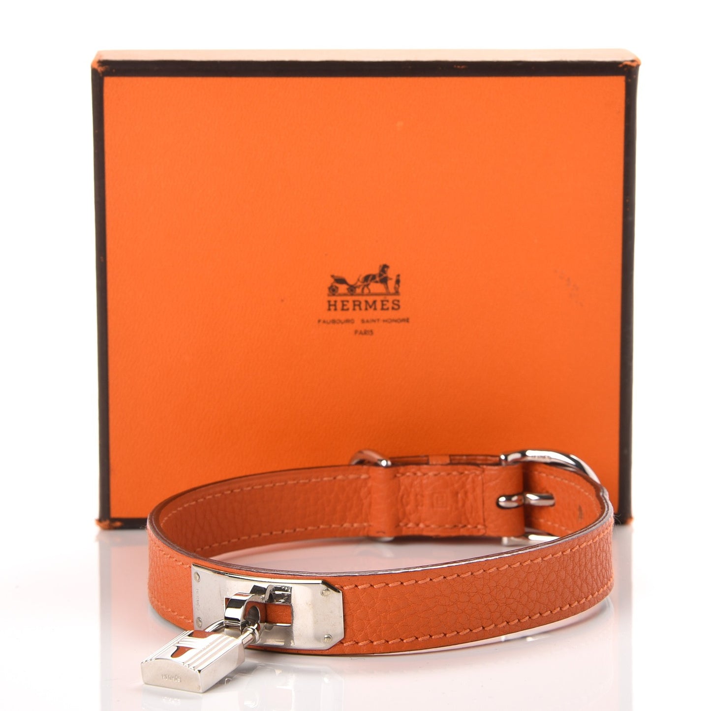 Togo Pet Collar M Orange