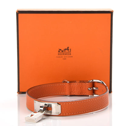 Hermes Togo Pet Collar M Orange 6 of 6