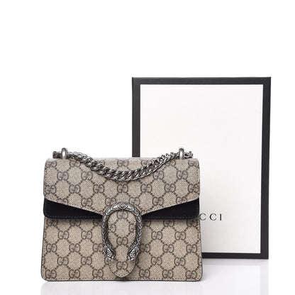 Gucci GG Supreme Monogram Mini Dionysus Shoulder Bag Black 12 of 12