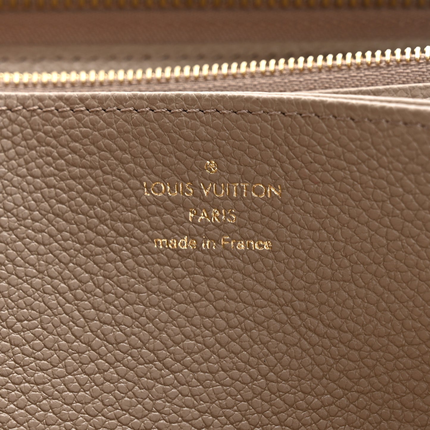 Empreinte Monogram Giant Zippy Wallet Tourterelle Creme