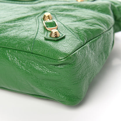 Balenciaga Agneau Giant 12 Gold Hardware Town Vert Trefle 9 of 10