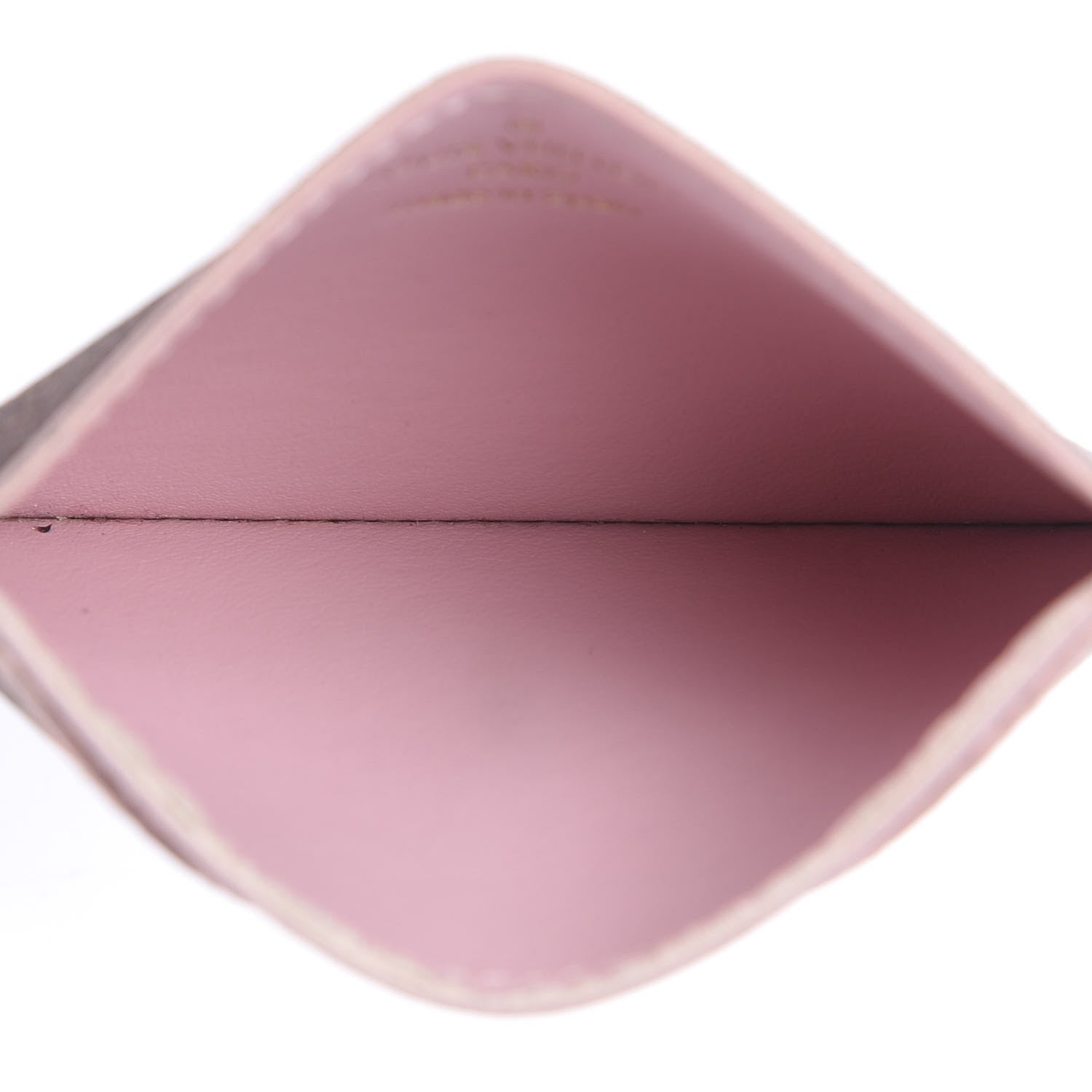 Louis Vuitton Damier Ebene Caissa Card Holder Rose Ballerine 4 of 7