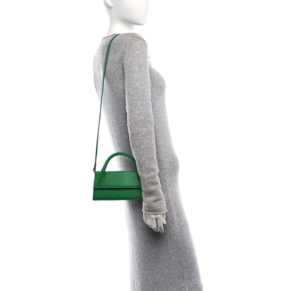Jacquemus Smooth Calfskin Le Chiquito Long Green 2 of 9