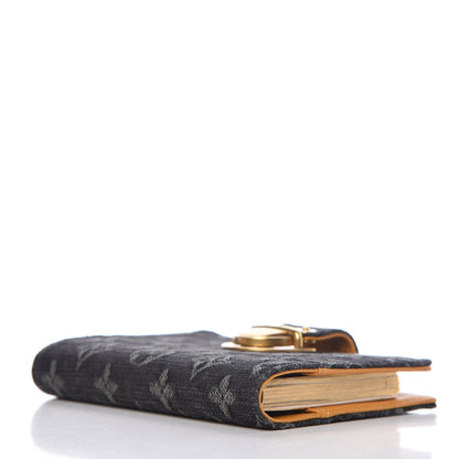 Louis Vuitton Denim Monogram Agenda PM Black 4 of 10