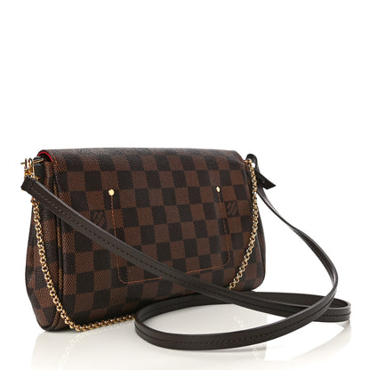 Louis Vuitton Damier Ebene Favorite MM 3 of 9