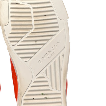 Givenchy Calfskin Mens Tyson High Top Sneakers 42 Orange 6 of 14