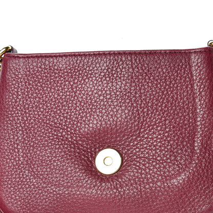 Gucci Cellarius Calfskin Small 1973 Chain Shoulder Bag Cherry Gloss 9 of 16