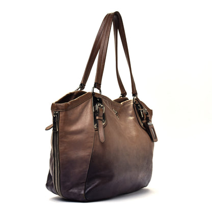 Prada Glace Calfskin Ombre Shoulder Bag Argilla Sfumato 2 of 7