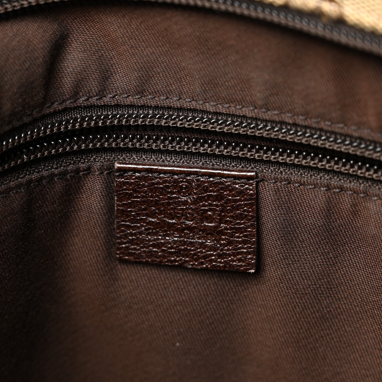 Gucci Monogram Web Medium Flat Messenger Bag Brown 6 of 10