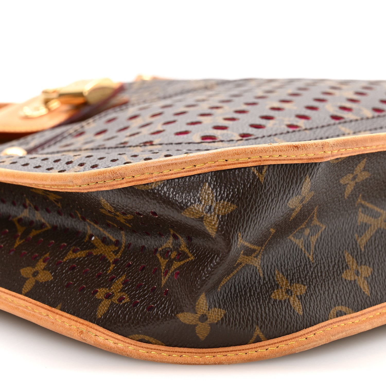 Louis Vuitton Monogram Perforated Musette Fuchsia 9 of 10