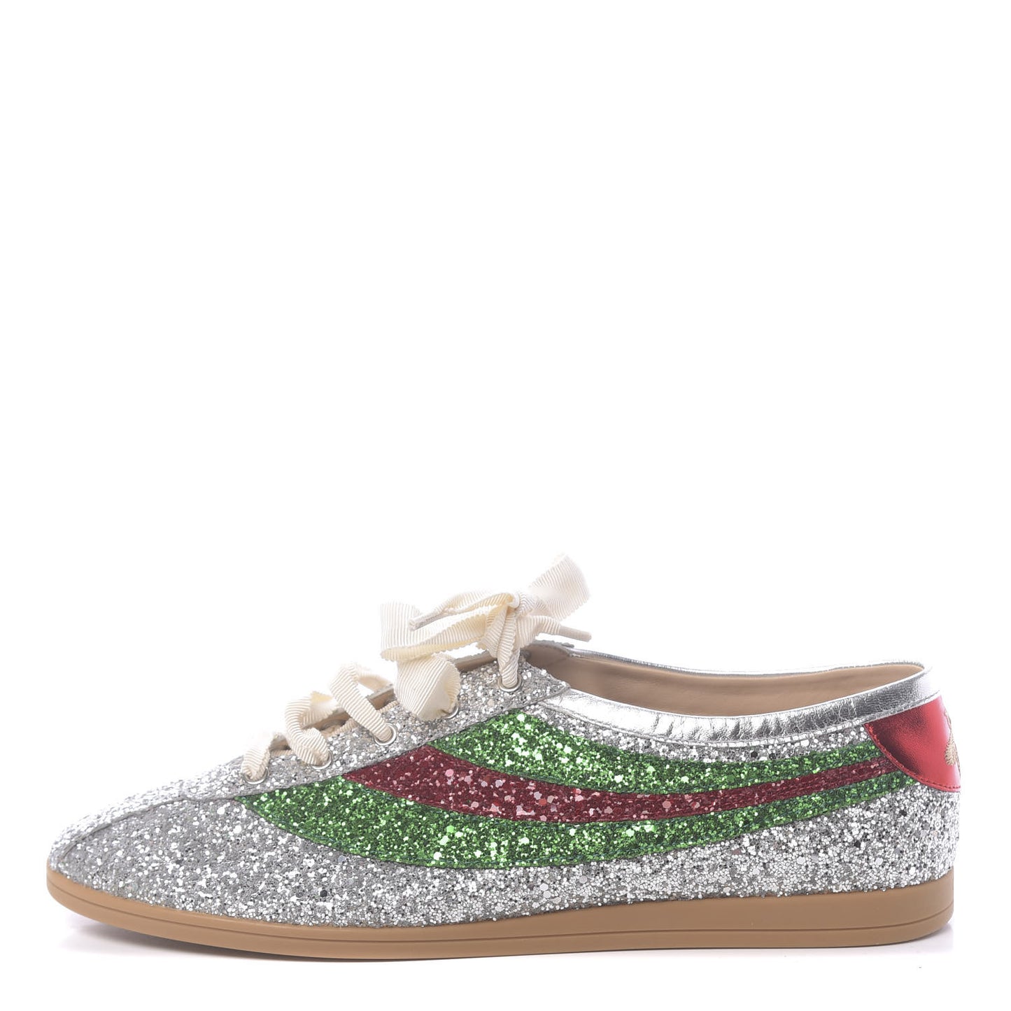 Glitter Fabric Web Mens Falacer Sneakers 11 Silver